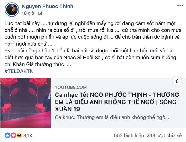 Mai Phương Thúy vừa than bị ốm sốt, dân mạng ghé sang trang cá nhân của Noo Phước Thịnh lại bất ngờ thấy điều này-2