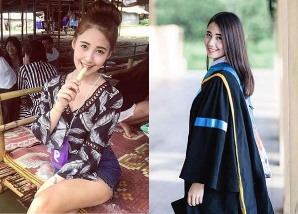 Chỉ đứng bán cơm gà, cô gái cũng gây sốt MXH vì quá sexy và xinh đẹp-3