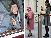Lần đầu dự sự kiện riêng cùng Nữ hoàng, Kate Middleton thể hiện đẳng cấp thời trang và cách ứng xử của 1 Hoàng hậu tương lai Lần đầu dự sự kiện riêng cùng Nữ hoàng, Kate Middleton thể hiện đẳng cấp thời trang và cách ứng xử của 1 Hoàng hậu tương lai