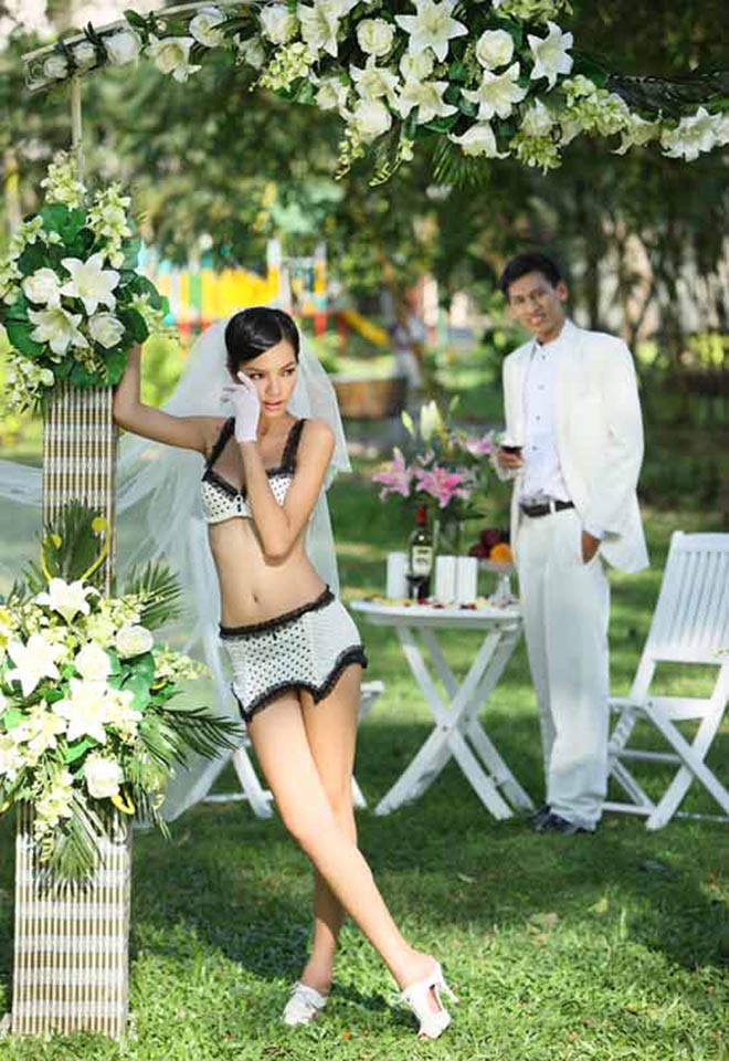 Siêu mẫu Việt nóng bỏng bị chê lấy chồng nghèo, không đẹp trai giờ ra sao?-6