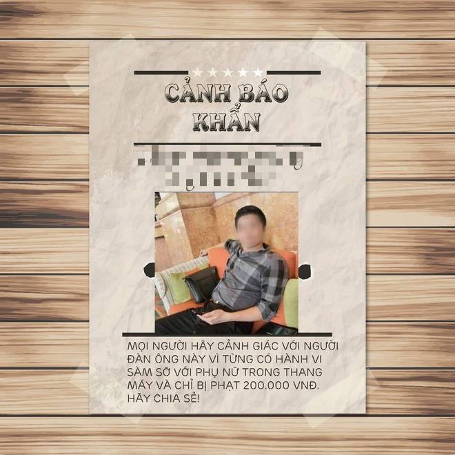 Cửa hàng từ chối phục vụ, cư dân kêu gọi dán hình kẻ dê xồm sàm sỡ nữ sinh trong thang máy để cảnh báo-5