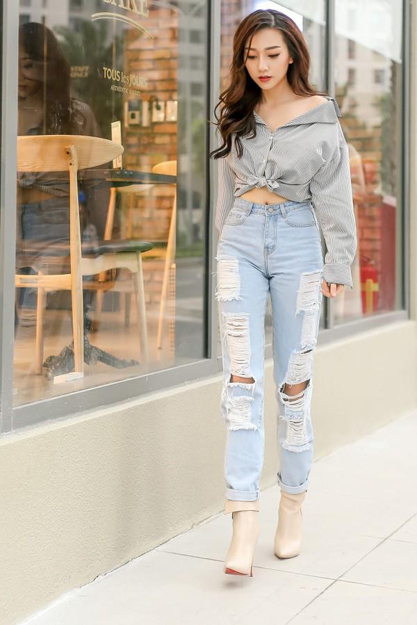 Thổi bùng trào lưu sơ mi buông cúc là Kỳ Duyên, nhưng mặc đẹp tinh tế lại là Bích Phương-12