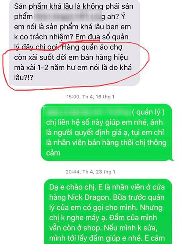 Cô gái mua váy da mặc chán chê 2 năm trời, đến khi hỏng liền đòi đổi trả với lý do nực cười-1
