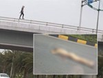 Cô gái ngoại quốc khỏa thân rơi từ cầu vượt xuống đất đã tử vong-4