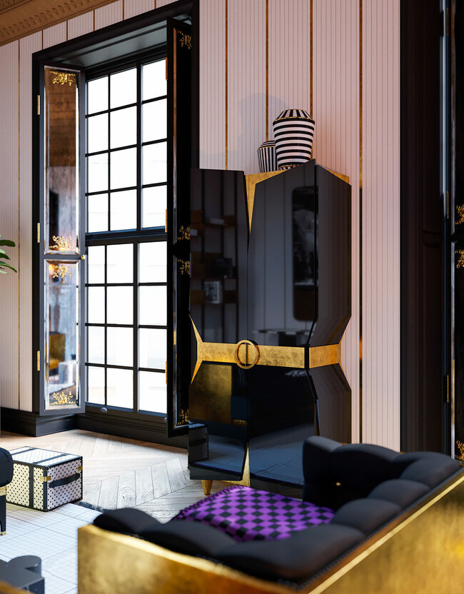 Đại gia thừa tiền mua vàng về dát, đính khắp nhà-5