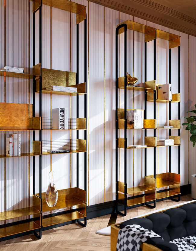 Đại gia thừa tiền mua vàng về dát, đính khắp nhà-6