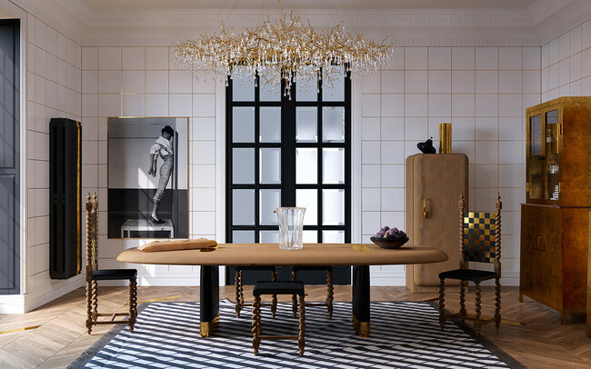 Đại gia thừa tiền mua vàng về dát, đính khắp nhà-9