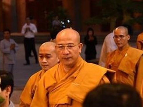 Trụ trì chùa Ba Vàng từ chối trả lời sau buổi thuyết pháp