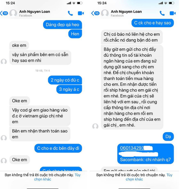 Chiêu lừa gây sốc: Mất trắng cả trăm triệu đồng sau vài cú click chuột vì tin khách mua hàng online-2