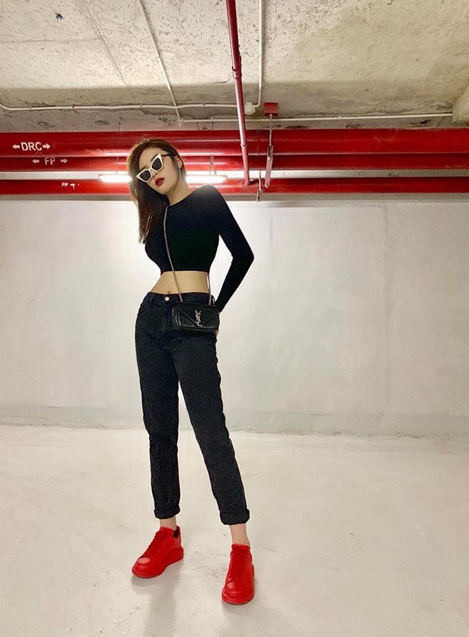 Ngắm vòng eo thon gọn, gây mê mẩn của Hoa hậu Kỳ Duyên-5