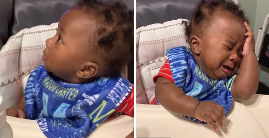 Cậu bé khóc lóc hết sức drama vì không nhận ra ông bố mới cắt tóc, dân mạng dù thương vẫn đòi chế meme-3