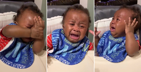 Cậu bé khóc lóc hết sức drama vì không nhận ra ông bố mới cắt tóc, dân mạng dù thương vẫn đòi chế meme-4