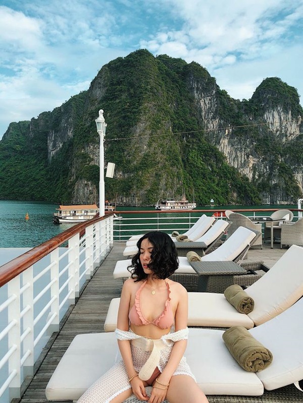 Nhìn body đẹp mê mẩn của em sinh đôi Hà Tăng ít ai tin cô từng béo ú-9