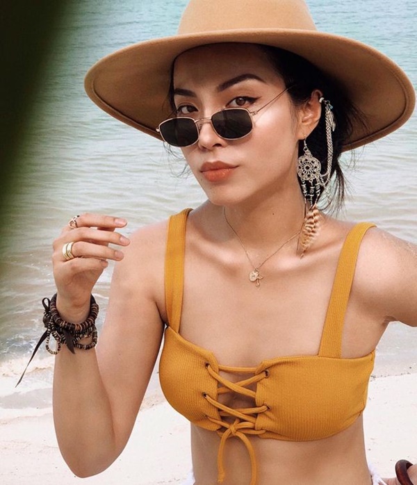 Nhìn body đẹp mê mẩn của em sinh đôi Hà Tăng ít ai tin cô từng béo ú-10