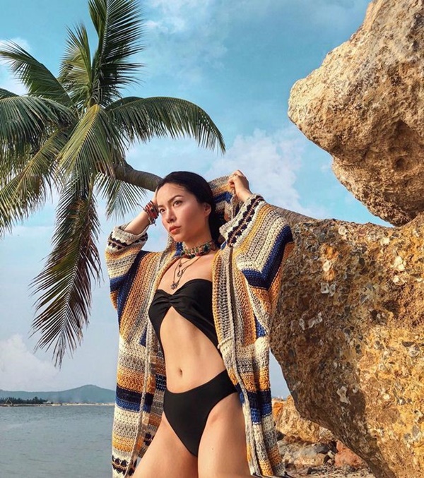 Nhìn body đẹp mê mẩn của em sinh đôi Hà Tăng ít ai tin cô từng béo ú-11