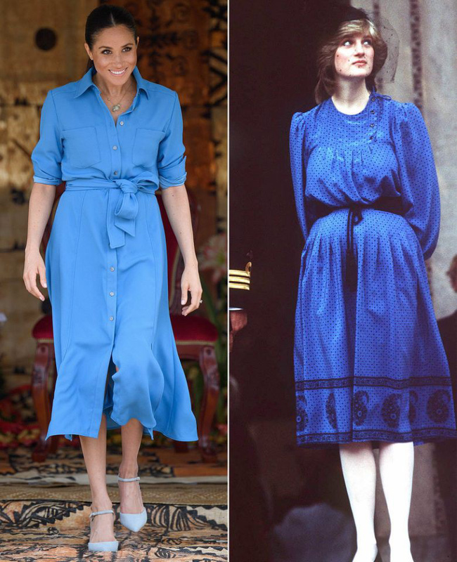 Nhiều lần nhái phong cách mang bầu của Công nương Diana quá cố, Meghan vẫn bị chê tơi tả đến muối mặt vì thiếu sáng tạo và không cùng đẳng cấp-2