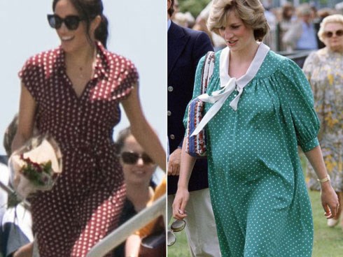 Nhiều lần nhái phong cách mang bầu của Công nương Diana quá cố, Meghan vẫn bị chê tơi tả đến 