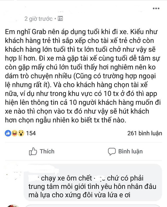Hiến kế độc cho Grab để hút khách hàng, cô gái trẻ nhận được câu trả lời siêu chất của bác tài-1