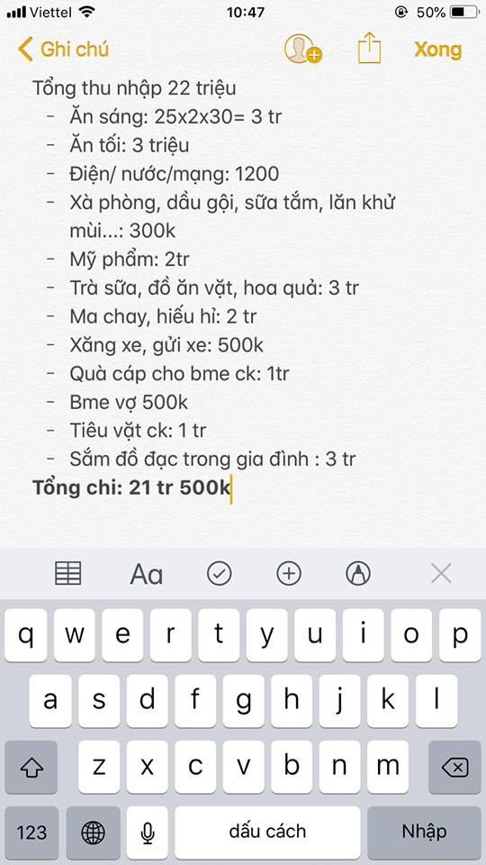 Vợ trẻ méo mặt vì làm 22 triệu tiêu hết 21,5 triệu, chị em mắng xơi xơi vì khoản tiêu hoang như thời son rỗi này-2