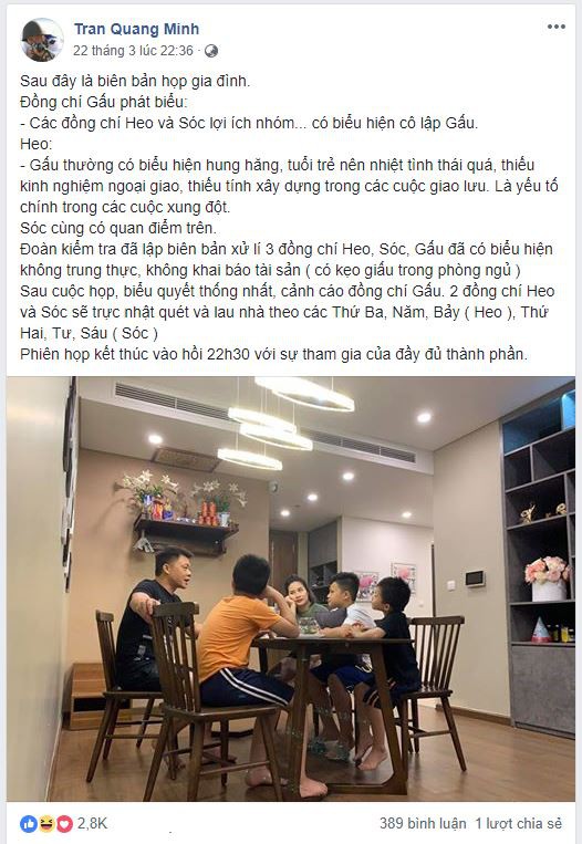 Nhà có 3 cậu con trai, đây là cách xử lý xung đột công bằng nhưng không kém phần hài hước của BTV Quang Minh-1