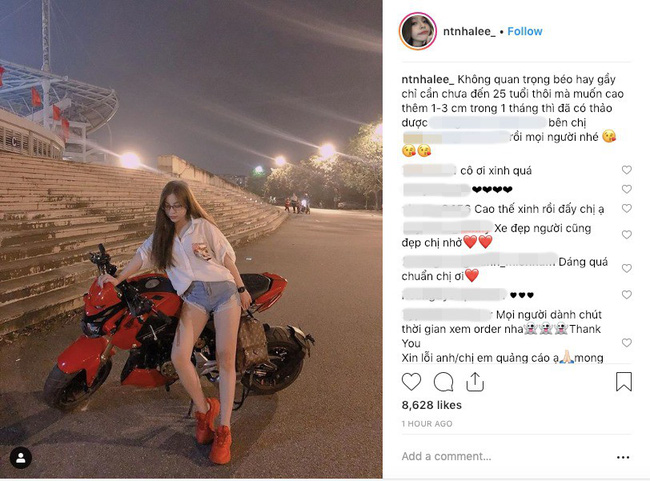 Mạnh dạn quảng cáo thuốc tăng 3cm chiều cao trong 1 tháng, bạn gái Quang Hải lại bị dân tình nói đểu-1