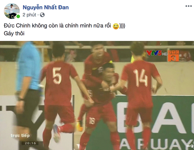 Hà Đức Chinh phá lưới Thái Lan mở tỉ số cho U23 Việt Nam: Hôm nay Chinh hết đen rồi!-1
