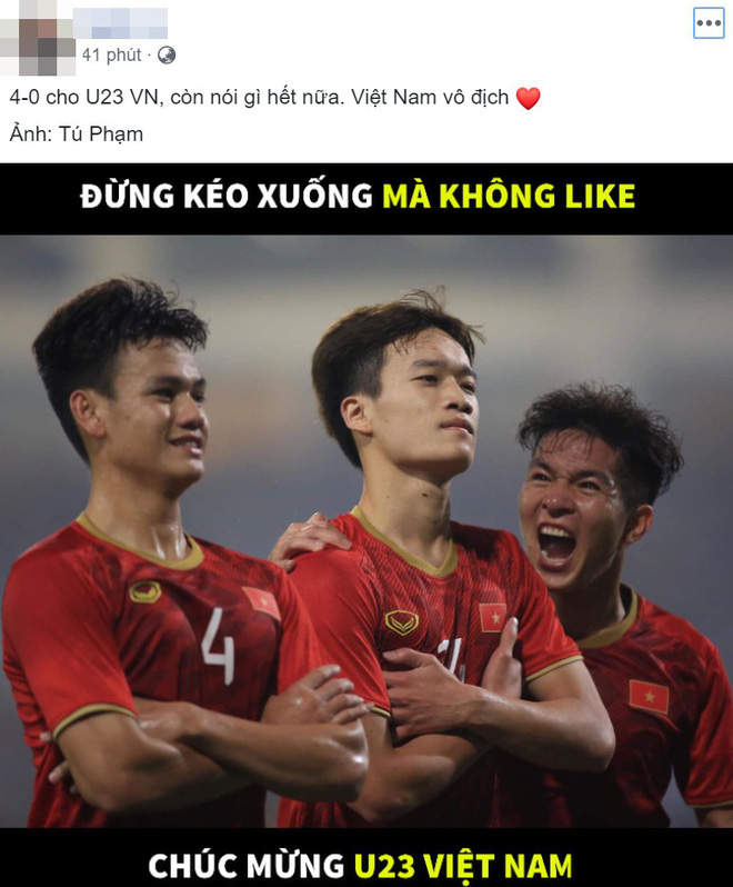 Việt Nam thắng trận lịch sử trước U23 Thái Lan, sự phấn khích tràn ngập khắp mạng xã hội-2