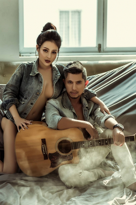 Hậu phẫu thuật thẩm mĩ, Lương Bằng Quang tình bể bình bên Ngân 98 trong bộ ảnh hở bạo-4