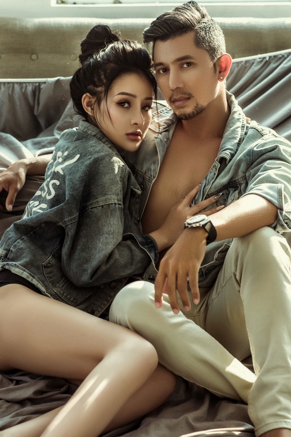 Hậu phẫu thuật thẩm mĩ, Lương Bằng Quang tình bể bình bên Ngân 98 trong bộ ảnh hở bạo-5