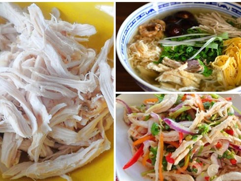 Ăn gà luộc còn thừa mẹ đừng vội bỏ đi mà hãy