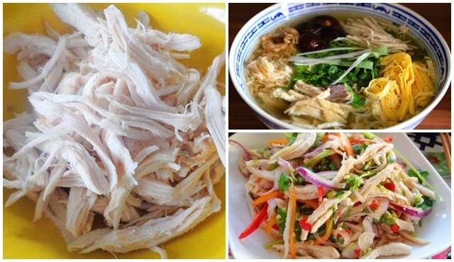 Ăn gà luộc còn thừa mẹ đừng vội bỏ đi mà hãy chế ngay thành 5 món nhìn là thèm nhỏ dãi này-1