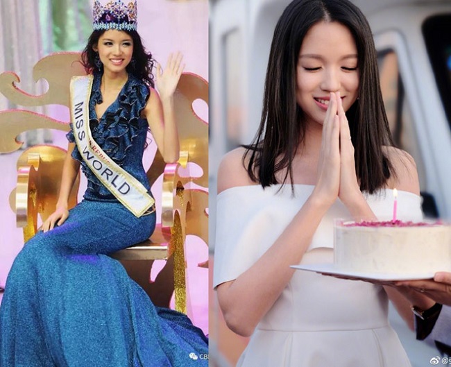 Hoa hậu đẹp có 1 không 2 ở Trung Quốc: Mây thua nước tóc, tuyết nhường màu da-1