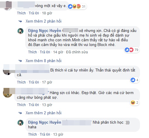 Đẹp như Huyền Baby cũng có ngày vòng 1 chảy xệ và lời giải thích cực thông minh khiến fan chỉ biết nể phục-4