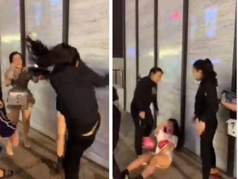 Xem xong clip bồ nhí bị vợ đánh ghen giữa trung tâm thương mại, Hằng Túi hốt hoảng hỏi chị em lớp dạy giữ chồng-4