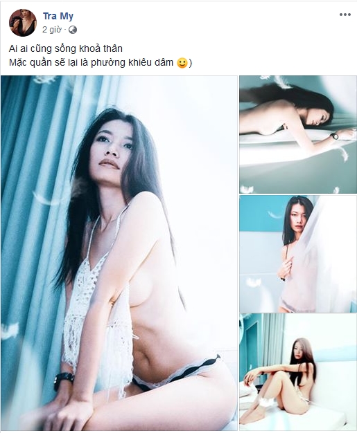 Khoe ảnh 18+ làm dậy sóng Vbiz, nữ chính Thương nhớ ở ai lý luận: Mặc quần mới là phường khiêu dâm-8