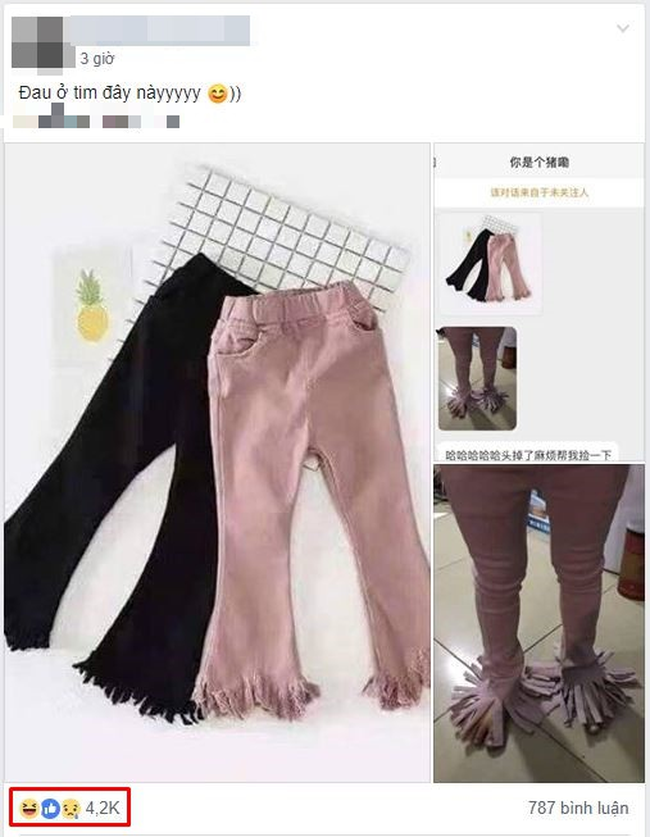 Mua online quần tua rua sành điệu, cô nàng khiến dân mạng cười bò vì bỗng hóa thân thành... cây lau nhà di động-2