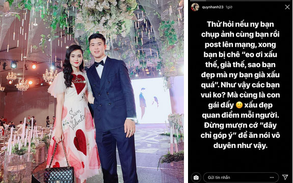 Quỳnh Anh điệu đà đi đám cưới vẫn bị chê, bạn gái Quang Hải chọn cách giản dị lại nhận được những bình luận thế này-3