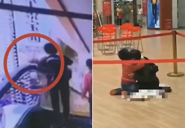 Người mẹ tuột tay làm rơi con 4 tháng tuổi từ thang cuốn và hình ảnh đứa bé còn lại gào khóc khiến ai cũng ám ảnh-3