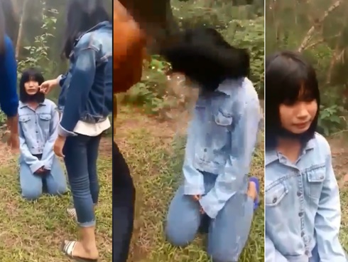 1 trong 5 nữ sinh tát liên tiếp vào mặt bạn chuẩn bị đi thi học sinh giỏi, cho rằng bị tung tin đồn có bầu nên ra tay để trút giận-2