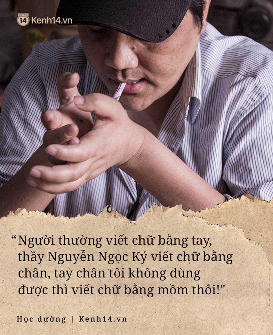 Chuyện về người thầy liệt tay chân, viết chữ bằng miệng vẫn dạy học cho trẻ em nghèo: Tôi không đi chữa bệnh vì có xu nào dành hết cho con ăn học-2