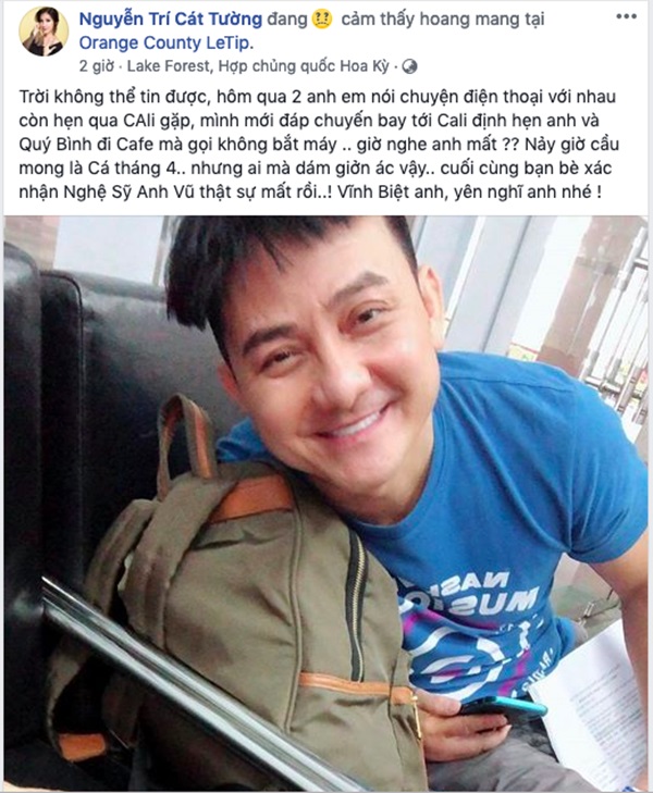 Ca sĩ Phương Thanh, Mai Phương cùng loạt nghệ sĩ Việt bàng hoàng trước tin diễn viên hài Anh Vũ qua đời ở tuổi 47-5