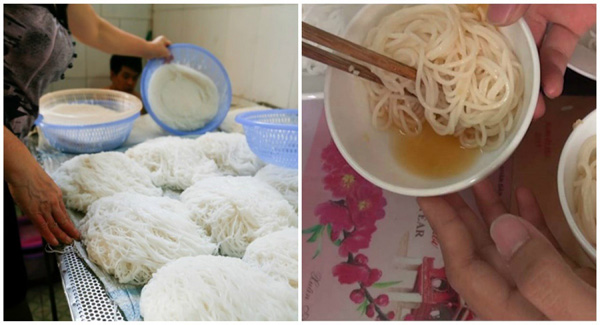Người bán bún không bao giờ HÉ RĂNG bún chứa HÀN THE hay không, thử theo cách này SAU 2 GIÂY là biết-1