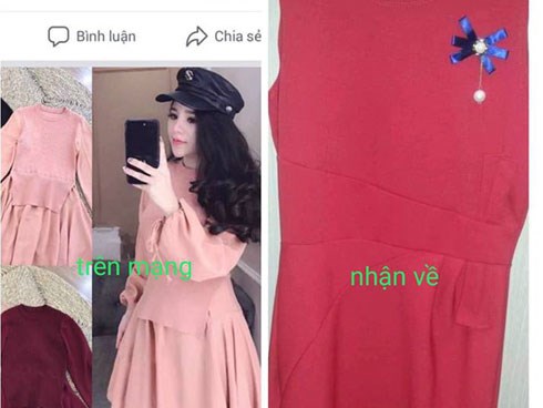 Mua đầm xòe điệu đà diện đi chơi, cô gái tá hỏa khi nhận hàng khác xa một trời một vực