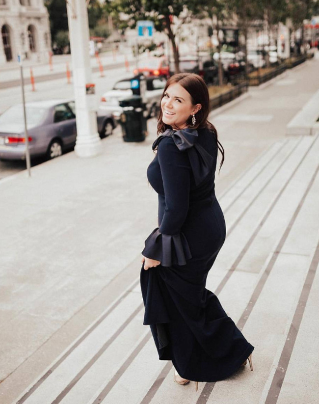 Cô gái 90kg có người yêu đẹp như tài tử điện ảnh nhờ tự tin mặc đẹp-12