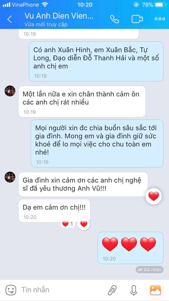 MC Thảo Vân thay mặt nhiều nghệ sĩ miền Bắc gửi tiền phúng viếng đến gia đình nghệ sĩ Anh Vũ-6