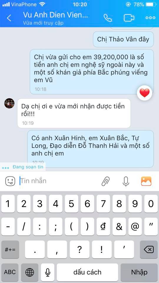 MC Thảo Vân thay mặt nhiều nghệ sĩ miền Bắc gửi tiền phúng viếng đến gia đình nghệ sĩ Anh Vũ-4