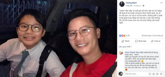 Con trai Hoàng Bách giành HCB Olympic Thành phố, nhưng câu trả lời ngây ngô của cậu bé khi đoạt giải mới thật gây cười-2