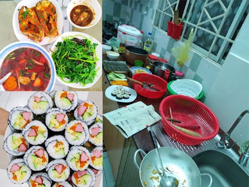 Gái đảm khoe mâm cơm nấu rất ra gì và này nọ nhưng vô tình để lộ lý do khiến chàng nào cũng nghĩ: Thôi ăn tiệm cho lành!