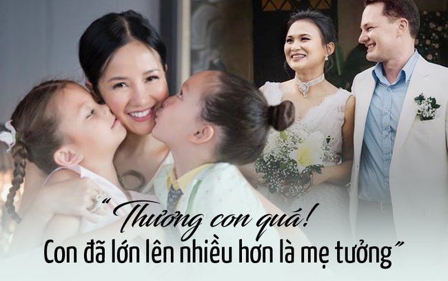 Hồng Nhung xúc động vì suy nghĩ trưởng thành của hai con sau tin bố lấy vợ mới-3