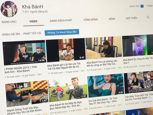 YouTube xuất hiện clip Khá Bảnh, Trâm Anh quảng cáo cờ bạc-4